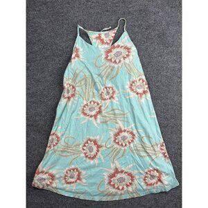 Patagonia Dress Womens Medium Blue Floral Strappy Scoop Neck Sundress Casual